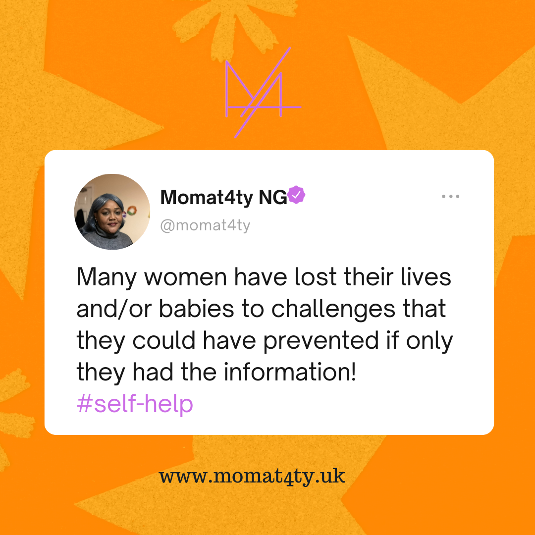 Encouraging moms to follow momat4ty as we provide self help strategy to navigate older motherhood